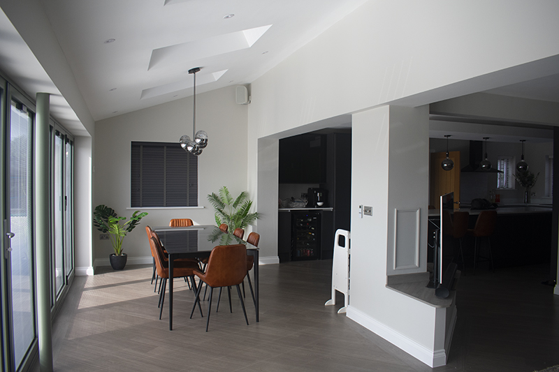 newly renovated kitchen in Suffolk home