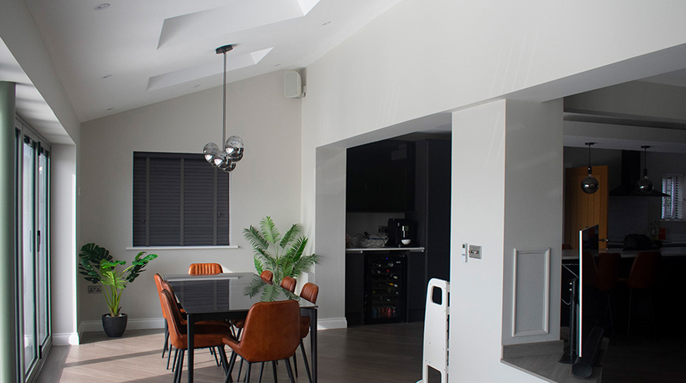 a newly renovated kitchen in a Norfolk property